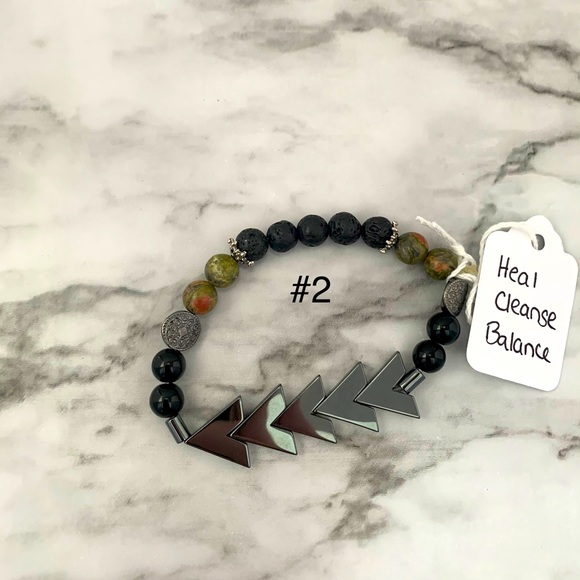 2/30$ 🔮 Heal, Cleanse, Balance Gemstone Bracelet - Picture 2 of 7
